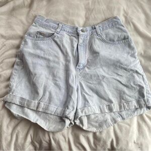 Light Blue Denim Women's Shorts